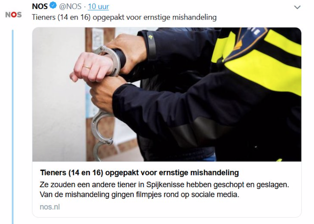 NOS.nl mishandeling tiener